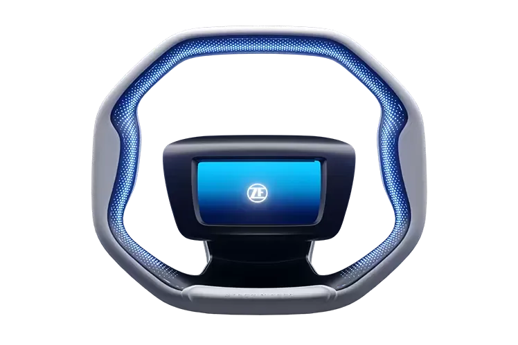 ZF Lifetec steering wheel with integrated display